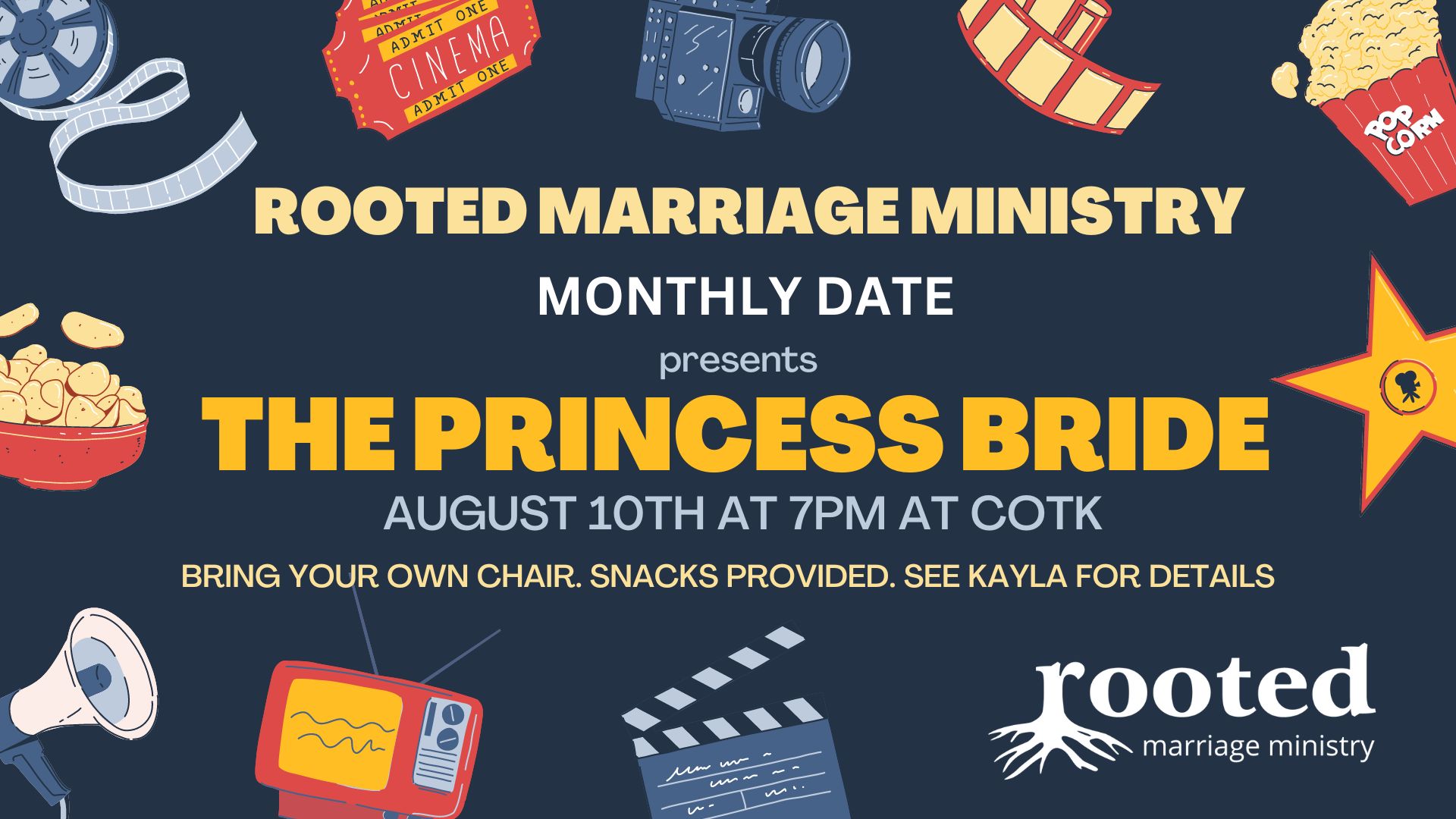 ROOTED MARRIAGE MINISTRY DATES